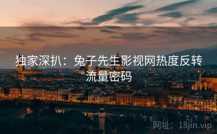 独家深扒：兔子先生影视网热度反转流量密码