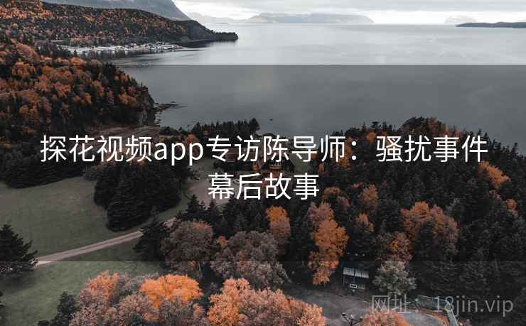 探花视频app专访陈导师：骚扰事件幕后故事