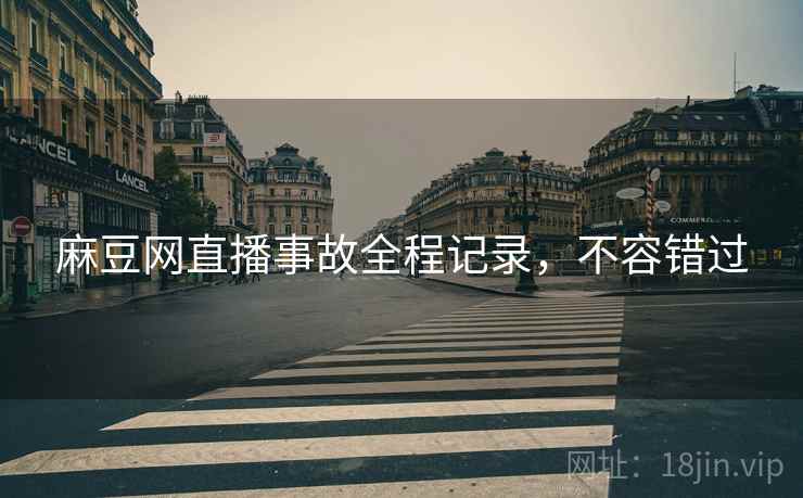麻豆网直播事故全程记录，不容错过