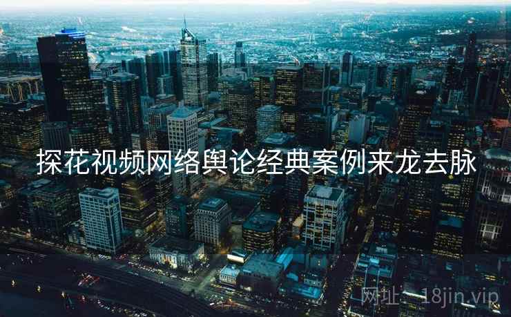 探花视频网络舆论经典案例来龙去脉