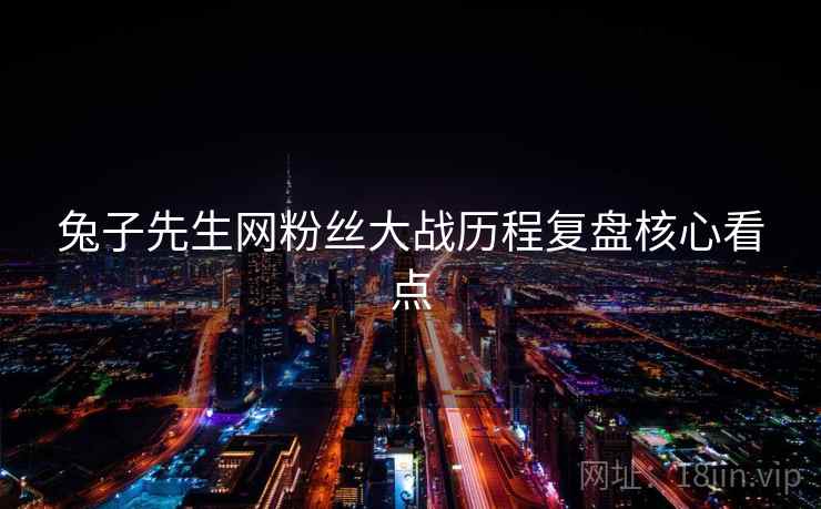 兔子先生网粉丝大战历程复盘核心看点