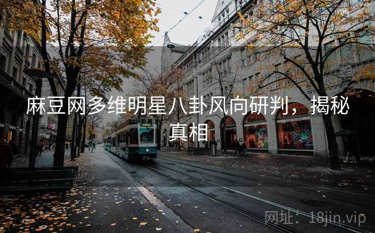麻豆网多维明星八卦风向研判，揭秘真相