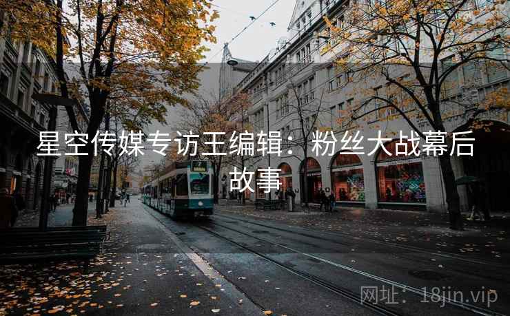 星空传媒专访王编辑：粉丝大战幕后故事